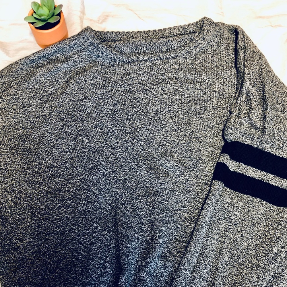 Cropped Gray Sweater